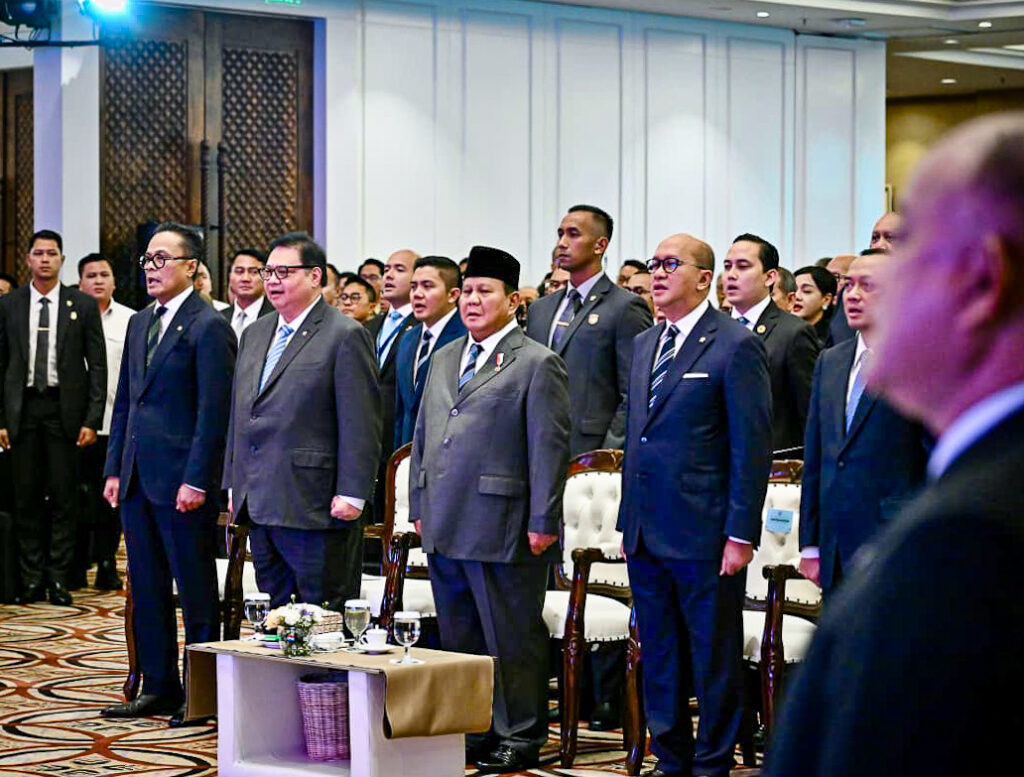 Presiden Prabowo menghadiri Indonesia Economic Outlook 2026 di Auditorium Wisma Danantara Indonesia, Jakarta, pada Jumat, 13 Februari 2026. (Foto: Dok. BPMI Setpres)
