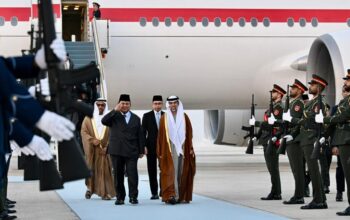 Presiden Prabowo Subianto melanjutkan rangkaian kunjungan kenegaraan ke Persatuan Emirat Arab (PEA) pada Rabu, 25 Februari 2026. (Foto: Dok. BPMI Setpres/Cahyo)