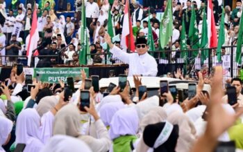 Presiden Prabowo menghadiri Mujahadah Kubro Satu Abad NU, pada Minggu, 8 Februari 2026, yang digelar di Stadion Gajayana, Kota Malang, Jawa Timur. (Foto: Dok. BPMI Setpres/Rusman)