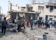 Lokasi diklaim serangan mematikan AS dan Israel menghantam sekolah dasar putri di Minab, Provinsi Hormozgan di selatan Iran, dekat jalur laut strategis Selat Hormuz. (Tangkapan layar IRIB TV via AFP/Al Jazeera)