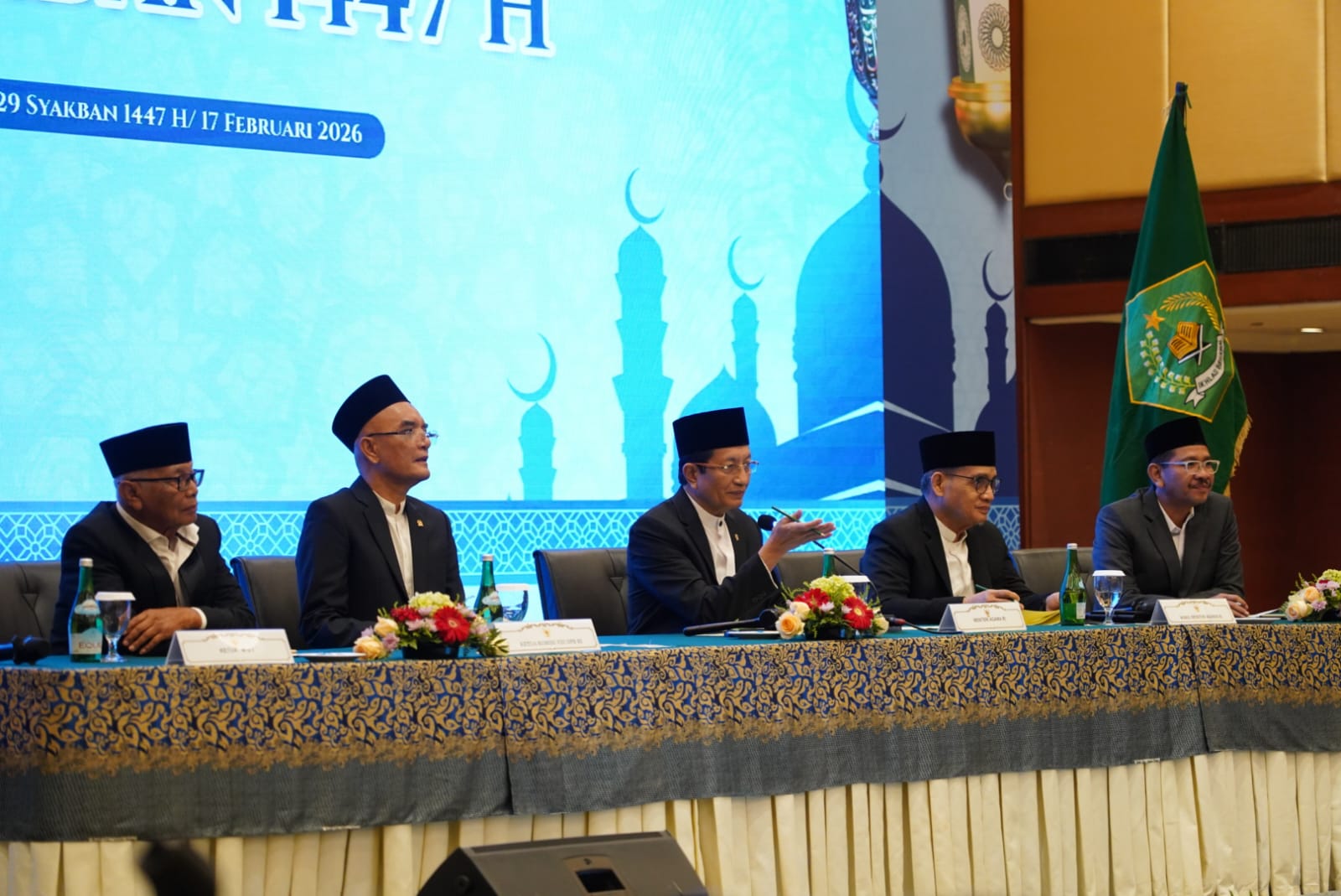 Sidang Isbat penetapan 1 Ramadhan 1447 Hijriah/2026 Masehi. (Foto: Dok. Humas Kemenag/Rahadian Bagaskara)