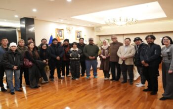 Kru dan aktor film AKDK saat di KBRI Koreal Selatan, Seol